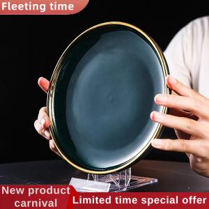 Fleeting time Clear Display Easels Adjustable Transparent Plastic Plate Holder Stand Pictures Frame Rack Wedding Birthday Home Decoration