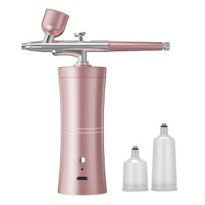 Four Seas ชุดแอร์บรัชไร้สาย อเนกประสงค์ ปืนพ่นสีเพ้นท์เล็บ ชุดแปรงพ่นสี ศิลปะ Air Spray gun แอร์บรัชน้ำหนักเบาไร้สาย