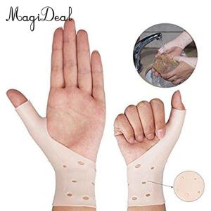 MagiDeal 1pcs Gel Carpal Tunnel Wrist Brace Thumb Splint Strap Support for tenosynovitis Typing Rheumatism Arthritis