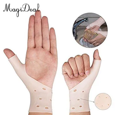 MagiDeal 1pcs Gel Carpal Tunnel Wrist Brace Thumb Splint Strap Support for tenosynovitis Typing Rheumatism Arthritis