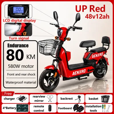 AENXRD electric bikes E Bike For Adult 48V12ah 2 Wheels e bike Max Speed 50KM/H Waterproof IP66 LCD