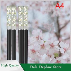 [Dale Dephne] Amber Cherry Blossom ล้อแม็กตะเกียบจีนช้อนส้อมใช้ซ้ำได้