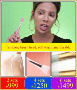 แปรงแต่งหน้า อ่อนนุ่ม แปรงเสริมความงาม สม่ําเสมอและมีประสิทธิภาพ บอบบาง โปร่งแสง ใช้งานได้จริง เบา