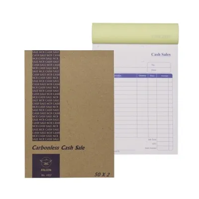 (Sold in Bundle of 5) Falcon Carbonless Cash Sale Book (50 x 2)