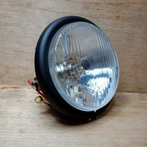 Lampu Depan Reflektor JUTE hitam CB GL KING MEGAPRO TIGER kaca datar Autopal