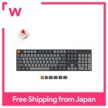 Keychron K10เกมไร้สายคีย์บอร์ดแบบกลไก/ขนาดเต็ม/เค้าโครงสหรัฐอเมริกา/ไฟ LED สีขาว/Gateron G Pro สวิทช์ทางกล/ใช้ได้กับสายและบลูทูธไร้สาย/เมาส์ Mac Windows (Gateron G Pro แกนกลไกสีแดง). 