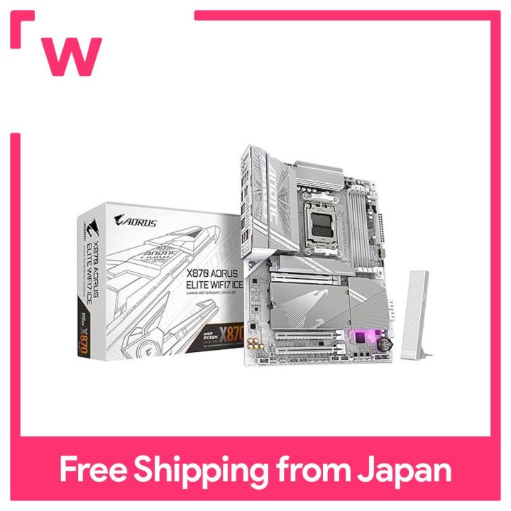 GIGABYTE X870 AORUS ELITE WIFI7 ICE White ATX Standard Gaming