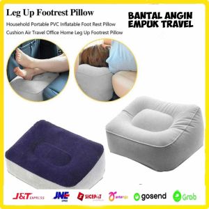 Bantal Angin Kaki PVC Inflatable Relaxing Pillow Relaxing Mobil Tidur Nyenyak Empuk Bantal Travel