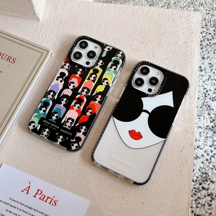 Casetify Alice Olivia Girl Face Case For iPhone 15 14 Plus 11 12 