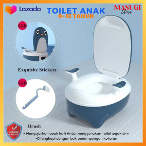 Toilet Latihan Bayi Anak  WC Duduk  Bangku Pijakan Mandi Anak Baby Portable Potty QIEZUOBIANQI Original Impor