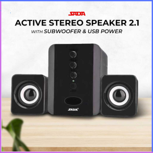 CL COD SADA Active Speaker Stereo 2.1 with Subwoofer & USB Power D 202 /  speaker laptop full basss mini stereo subwoofer komputer pc