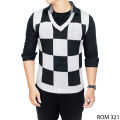 Vest Rompi Rajut - Kombinasi Warna. 