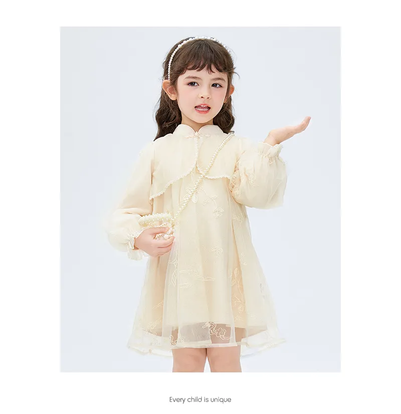 balabala Children'S Dress Girls Dress Children Dress Little Children Baby  Hanfu Mid-Autumn Festival Dress Princess Dress Tide | Lazada Singapore