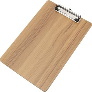 A4 A5 Wooden Clipboard Thick Hangable Writing Board for Study Office Use