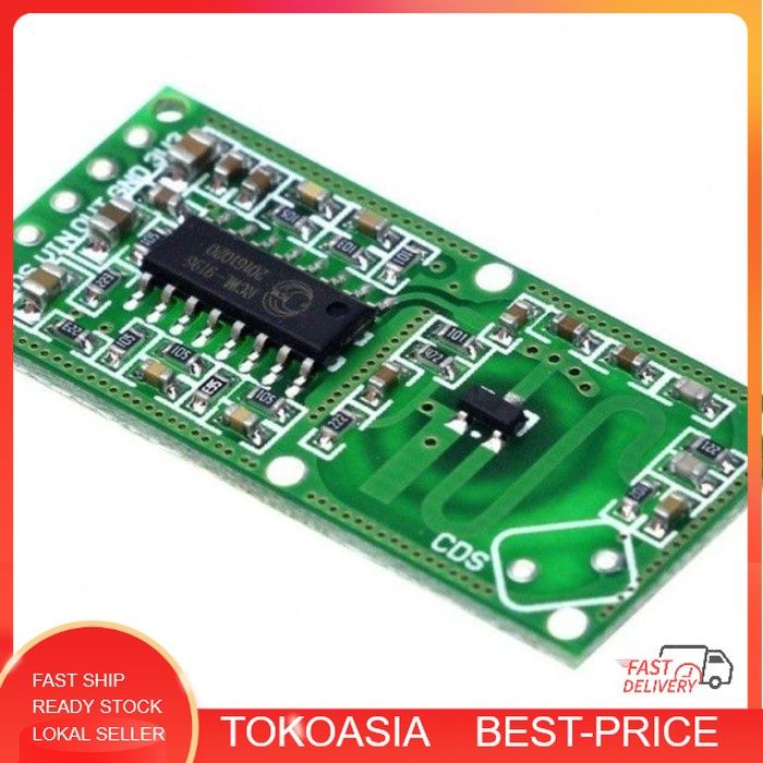RCWL-0516 Microwave Radar Sensor Module – 1/5/10/20 Pack, Human PIR Motion Detector, RCmall