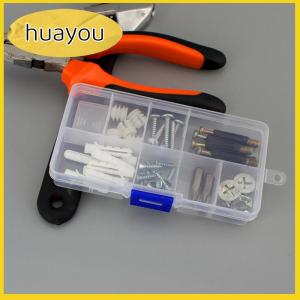 huayou Plastic10 slots adjustable Jewelry กล่องเก็บของ Case CRAFT Organizer beads