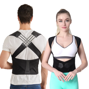 Posture Correction Belt Back Supporter Posture Adjustable Posture Corrector for Women and Men Lumbar Back Support Comfy Shoulder Support Humpback Correction Belt