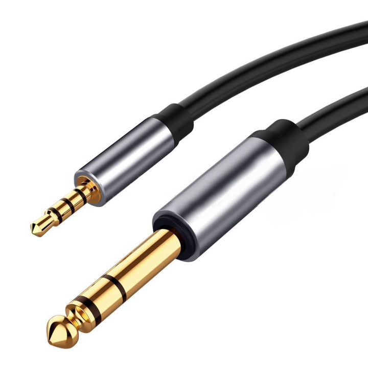 Huankai 3.5mm to 6.35mm Audio Adapter Auxiliary Cable for Cellphone