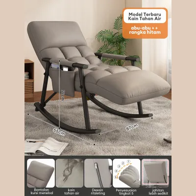 Kursi Goyang Santai Kursi Sofa Malas Kursi Tidur Sofa Kursi Sofa Multifungsi