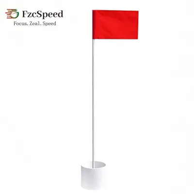 FzcSpeed Golf Putting Green Hole Cup Set with Flagstick Removable Portable Golf Practice Hole for Backyard Training