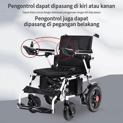 PROMO DISKON Kursi Roda Elektrik MED12 Full Otomatis / Kursi roda listrik cerdas - ELEKTRIK