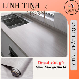 Giấy dán vân gỗ cao cấp sẵn keo - Decal vân gỗ dán bếp tủ bàn đẹp - Film dán nội thất PVC