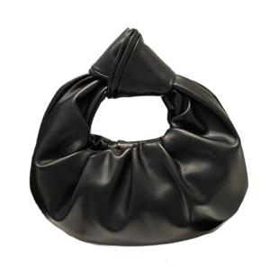 Mini Hoboes Toted Bags Handbags for Women Girls Soft Leather Clutch Purses Knotted Top Handle Bags Trendy Underarm Bag