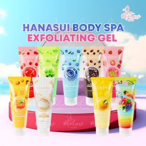 Hanasui Body Spa Exfoliating Gel 180ml || Gel Pembersih Perontok Daki Tubuh Badan BPOM