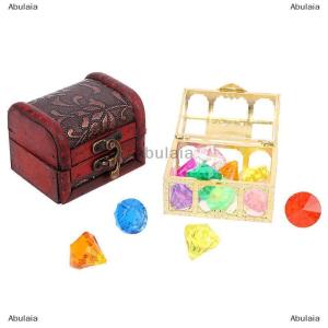 [COD] Abulaia Family Flower Flash Sale 【Flash Sale】Diving Gem Pool Toy 10 Big Colorful s with Treasure Pirate Box Swimming