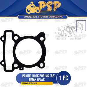 Paking Blok Boring Bawah Nmax (Bahan Plat) - Packing Peking Gasket Silinder Block Seher N Max