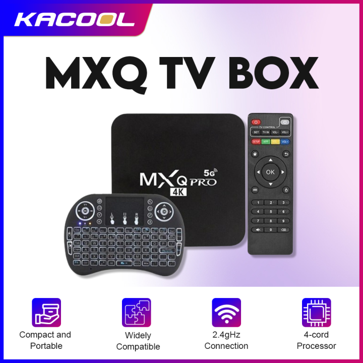 Popcorn MXQ Pro 5G 4K 8+128G Android Ultra HD TV Box I8 Mini Keyboard  Lazada PH