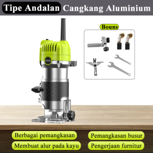 ZPER Mesin Profil Kayu Mesin Profil Router Trimmer Kayu Fullset Murah Wood Trimmer ZP014