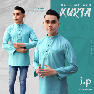 𝐈.𝐏 𝐌𝐮𝐬𝐥𝐢𝐦 2026 ✨BAJU KURTA DEWASA LELAKI 𝗦𝗔𝗟𝗠𝗢𝗡 𝗢𝗥𝗔𝗡𝗚𝗘 / Kurta Long Sleeve / Kurta Slim Fit MATERIAL COTTON DAN BERKOLAR SZE S TO 2XL
