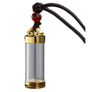 Cremation Symbol Necklace With Urn Pendant For Ashes Storage Memorial Gift For Women Men