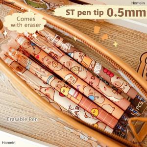 [COD] Homein 6Pcs Cute Capybara Erasable Pen Blue Ink Writing Smooth Quick-Drying Pens School Office Accessories Students Stationery Gift