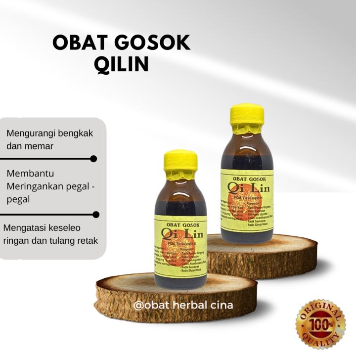 OBAT GOSOK QILIN arak gosok untuk patah tulang keseleo dan