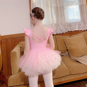 Váy Múa Ba Lê Dài Tay Cộc Tay KIDSBALLET Váy Múa Rời Lưng Dây Váy Múa Cho Bé Váy Múa Trẻ Em