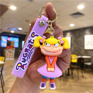Gantungan Kunci Rugrats Keychain Karakter Kartun Angelica Tommy Chuckie Pickles