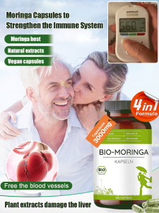 Blood Sugar Cholesterol Control Moringa Capsules Immune Boosting Supplement with Natural Antioxidants Natural Antioxidants Metabolic Support