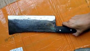 14 inches Handmade Iron Cleaver Knife / Meat Knife - Suitable for Chopping Slicing and Cutting of Meats( 1PC. BADANG)