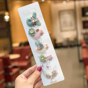 (PREMIUM) Jepitan Anak Perempuan Isi 5/6 - Jepit Rambut Korea Ah Young Style Outfit Anak Perempuan - Accesories Anak Perempuan Kiosbalitafawa