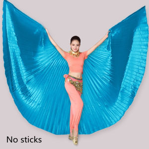 Belly Dance Golden Wings Performance Dress Colorful Wings Adult Big Wings Dance Dress 360 degree Wings