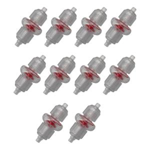 Pack Of 10 Check Valves For Aquarium Air Pumps 3/16Inch Tubing Unidirectional Airflows Prevent Backflow Fish Tanks Accessories