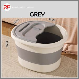 15L Foldable Foot Massage Tub 40.5cm Household Feet Pedicure Detox SPA Bath Bucket Portable Foot Soak Tub Bathtubs Bathroom Products