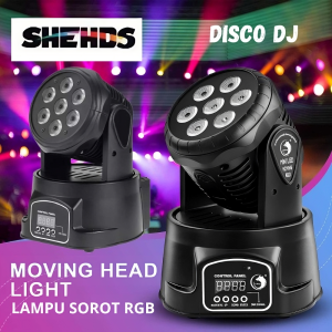 COD Pengiriman  SHEHDS Lampu Sorot Panggung LED Spotlight Stage RGB DMX/ lampu sorot led outdoor anti air / lampu sorot tembak led outdoor dc /lampu sorot tembak led outdoor ac / lampu sorot panggung / lampu sorot warnA WARNI/ lampu sorot led super terang