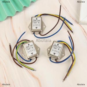 [COD] Abulaia ตัวกรอง CW1B-3A 6A 10A-L(040) ตัวกรองแหล่งจ่ายไฟ AC 220V ป้องกันการรบกวนสาย EMI CW1B-10A-L เครื่องฟอกอากาศ