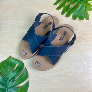 THREELOOK Official - Sandal Wanita Dewasa Terbaru 2023 Sendal Kulit Wanita Silang Tali Belakang - Raisa