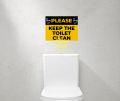 Restroom Toilet CR Bathroom Signages : Please Flush Sign Do not flush ...