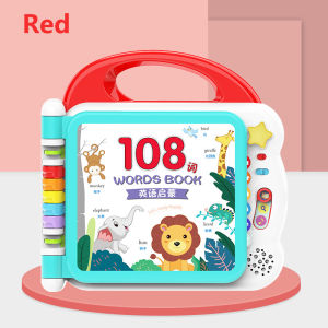 English & Chinese Learning Books 108 Words Book Bluetooth Early Electronic Learning Machine Toys Education Vocabulary E-book Gift for Kids Boys Girls