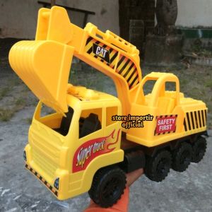 Mainan Truck Excavator TTP 888C UKURAN BESAR Murah | Mainan Anak Truk Bego Jalan Manual Keruk Bisa Berputar Segala Arah | Mainan Truck Excavator Terbaru Truck Konstruksi Engineering Vehicle Series Edukasi Kendaraan Cocok Untuk Anak Cowok
